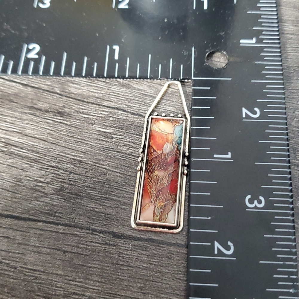 Art Deco Framed Pendant P317 - Picture 3 of 3